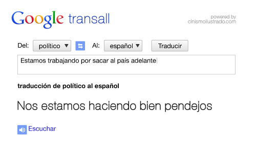 Google Transall Politico