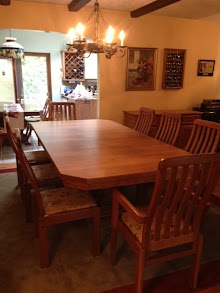 Marseille Dining Table and Hudson Buffet in Oak
