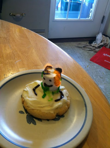 Flaming Snowman