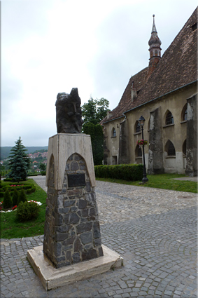 Busto del vioda Vlad III de Valaquia, más conoicido como Vlad el Empalador (Vlad Țepeș) - Sighișoara