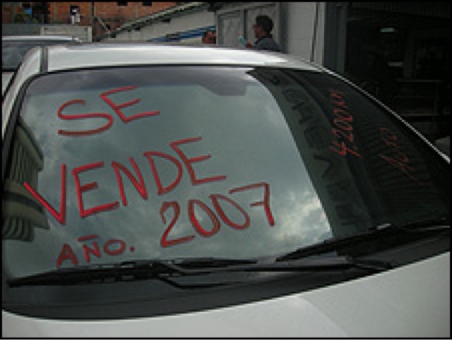 la venta de carros usados en venezuela