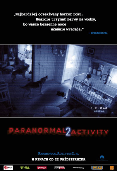 Polski plakat filmu 'Paranormal Activity 2'