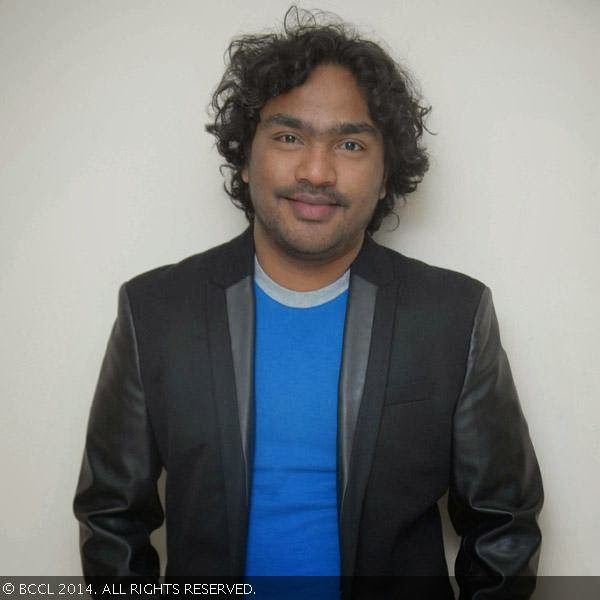 Arjun Janya during the music launch of the film Dil Rangeela, in Bangalore. 