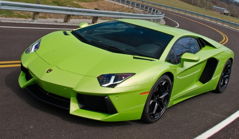 Lamborghini Aventador Green