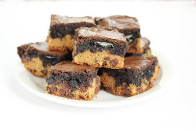 photo of a plate of cookies bars