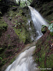 A waterfall along Loma Prieta