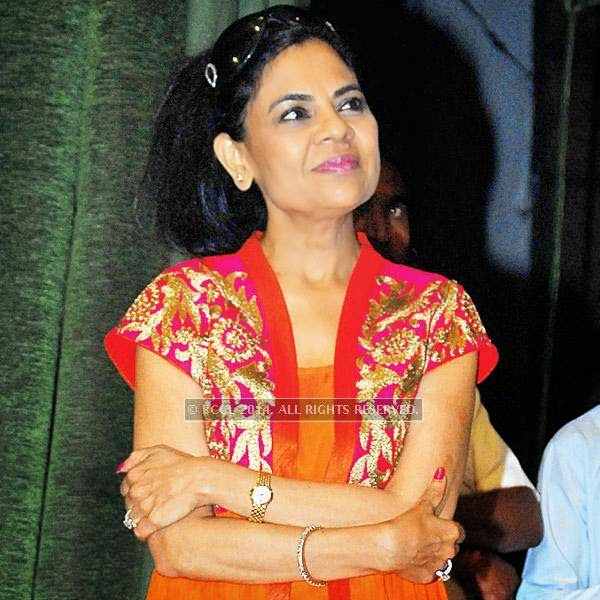 Jaishree Periwal during the play Hum Do Hamare Woh staged at Ravindra Rang Manch, Jaipur.