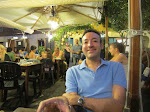 Larry at the fabulous restaurant we ate at - our bill was like 31Euros and we had lots of wine. Amazingly cheap compared to other dinners in Rome we Larry at the fabulous restaurant we ate at - our bill was like 31Euros and we had lots of wine. Amazingly cheap compared to other dinners in Rome we
