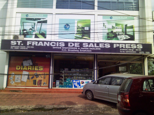 St. Francis De Sales Press, Kunnumpuram - Civil Station Rd, Echamuku, Kunnumpuram, Thrikkakara, Vazhakkala, Kakkanad, Kerala 682030, India, Office_supplies_shop, state KL