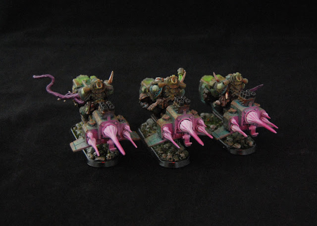 Mariners Blight - A Maritime Inspired Lovecraftian Chaos Marine Army  Blight_Bikes_Painted_04