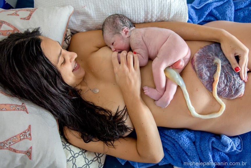 Amazing: Mom, Baby and Placenta