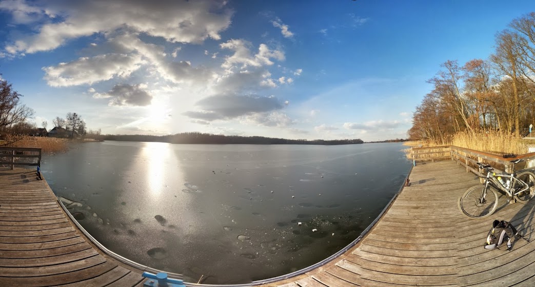 Panorama nad jeziorem kórnickim