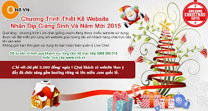 Quà tặng ngay khi thiết kế website dịp giáng sinh và năm mới 2015