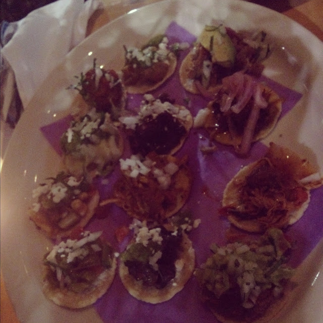 mini tacos at Loteria Grill