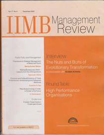 BioGov: IIBM Management Review