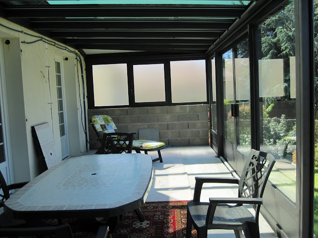 Véranda de jardin extérieur