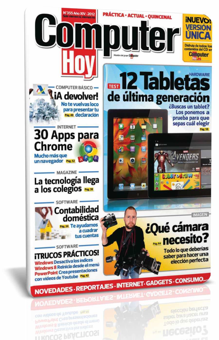 Revista Computer Hoy Nº 355 Mayo [2012], Interesante Recomendada!! Revcomhoy355mayo12