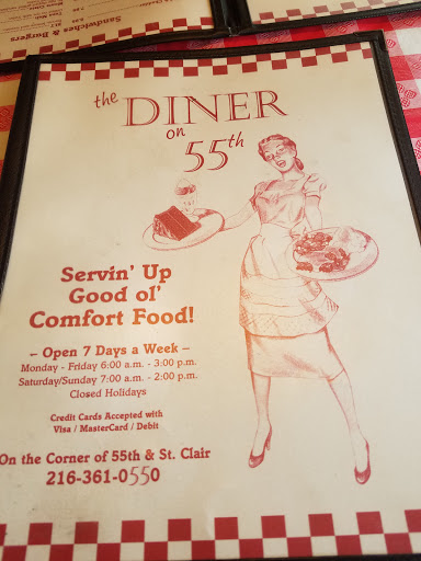Restaurant «Diner On 55th», reviews and photos, 1328 E 55th St, Cleveland, OH 44103, USA