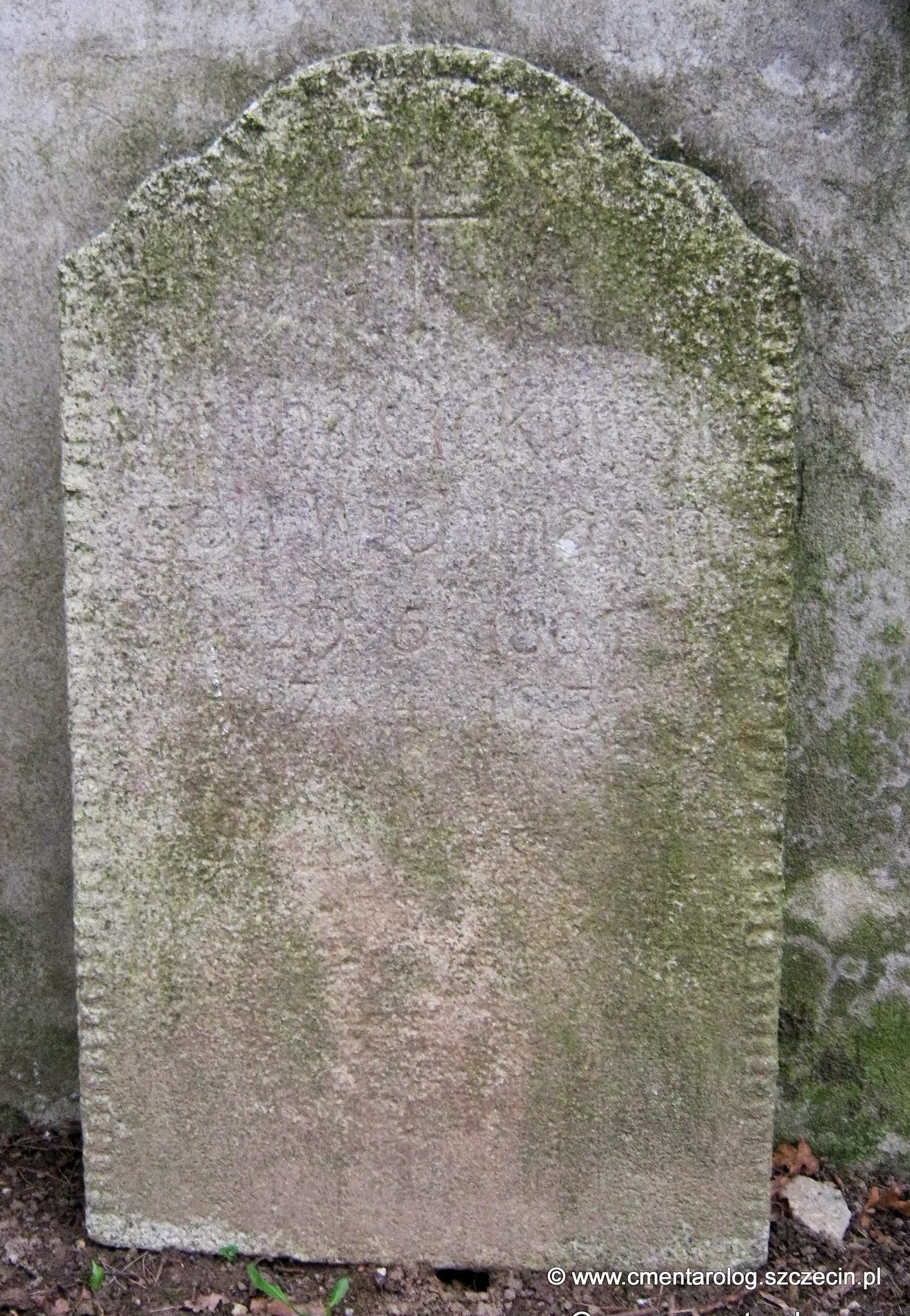 Nagrobek - Martha Cickowski (fot. Agata Freindorf, 2014 r.)