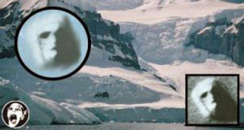 Mars Face Found Under Polar Ice Cap