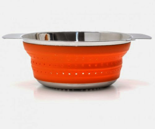  Rosle 16128 10-Inch Collapsible Colander, Orange