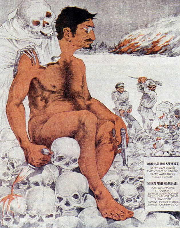 Глумление большевиков над телом убитого генерала Корнилова.