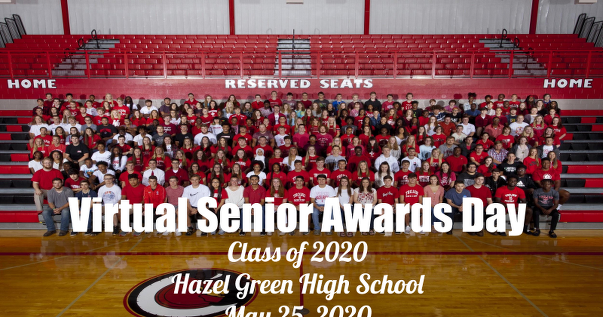 Virtual Senior Awards Day 2020
