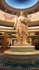 Inside Caeser's Palace, Las Vegas