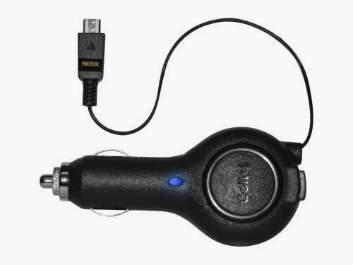  Cellet Retractable Car Charger for Amazon Kindle 2, Kindle 3, Kindle 4, Kindle Fire, Kindle Touch, Kindle DX