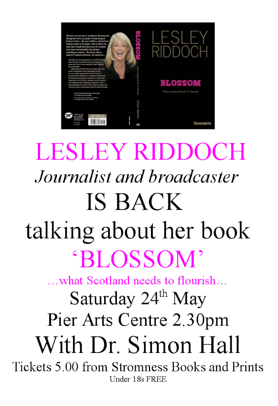 Lesley Riddoch Blossom poster