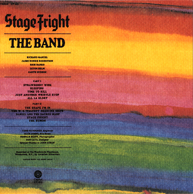 the Band ~ 1970 ~ Stage Fright