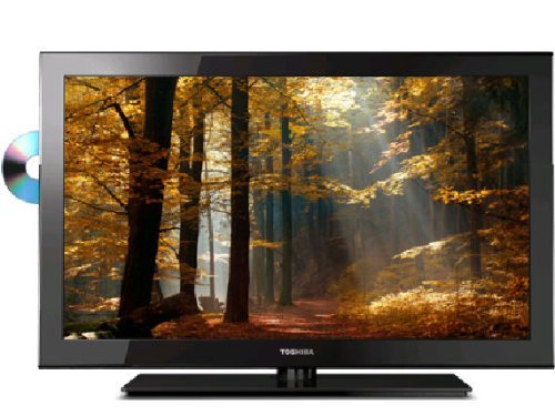 Toshiba 19SLV411U 19-Inch 720p 60 Hz LED HDTV with Built-in DVD Player, Black