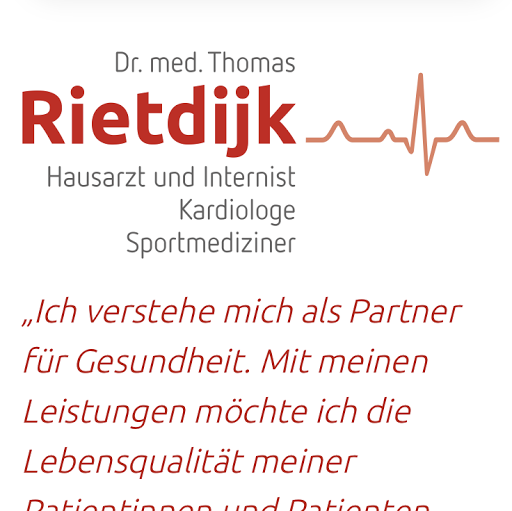 Praxis Dr. Rietdijk, Hausarzt, Kardiologe, Sportmediziner logo