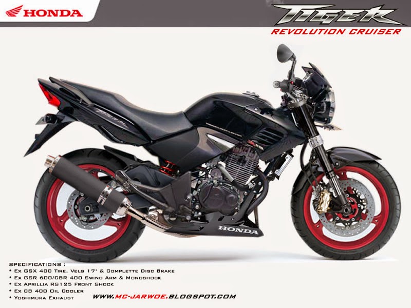 Modifikasi Motor Honda Tiger Sport
