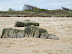 Caister beach debris, probably old defences
