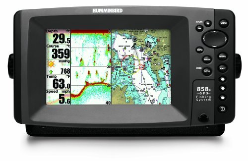 Humminbird 858c Combo 7-Inch Waterproof Marine GPS and Chartplotter with Sounder