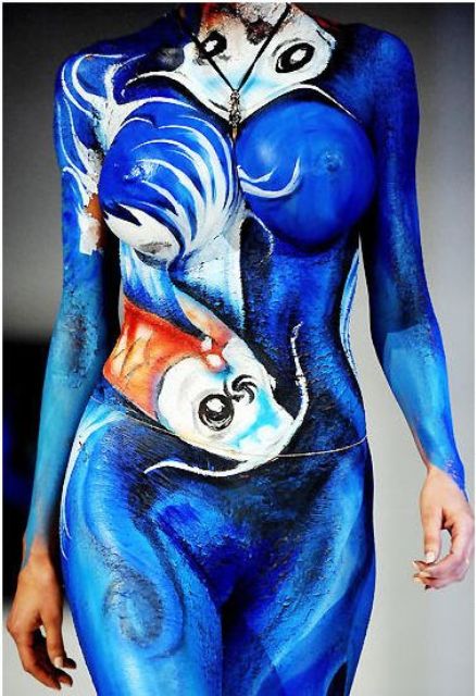 Bodyart Fashion Show - Body Painting Pictures.