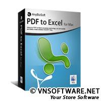 AnyBizSoft PDF to Excel for Mac