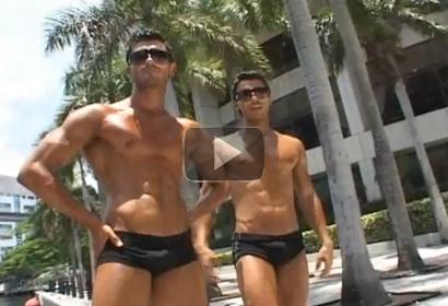 Hot Greek Fitness Model Brothers