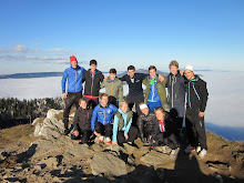 Team picture on top of Creux du Van.