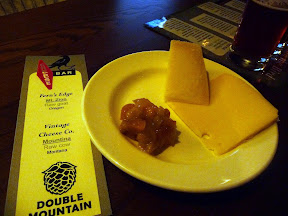 Raven and Rose: Beer with the Bird with Double Mountain and Steve's Cheese selections of Fern's Edge Mt Zion and Vintage Cheese Co. Mountina