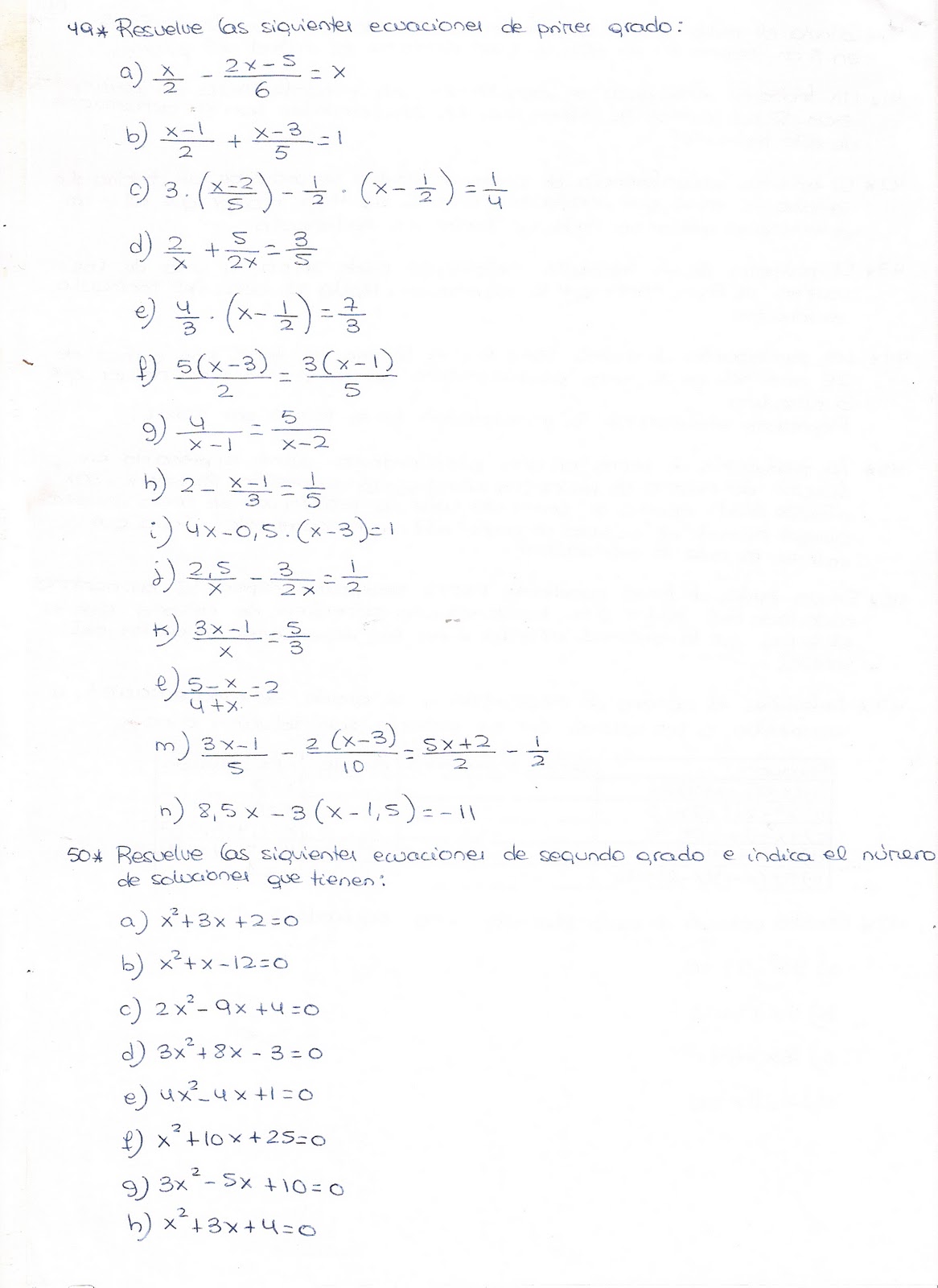 Estudia F Cil Ejercicios Con Ecuaciones