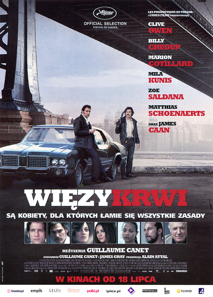 Ulotka filmu 'Więzy Krwi (przód)'