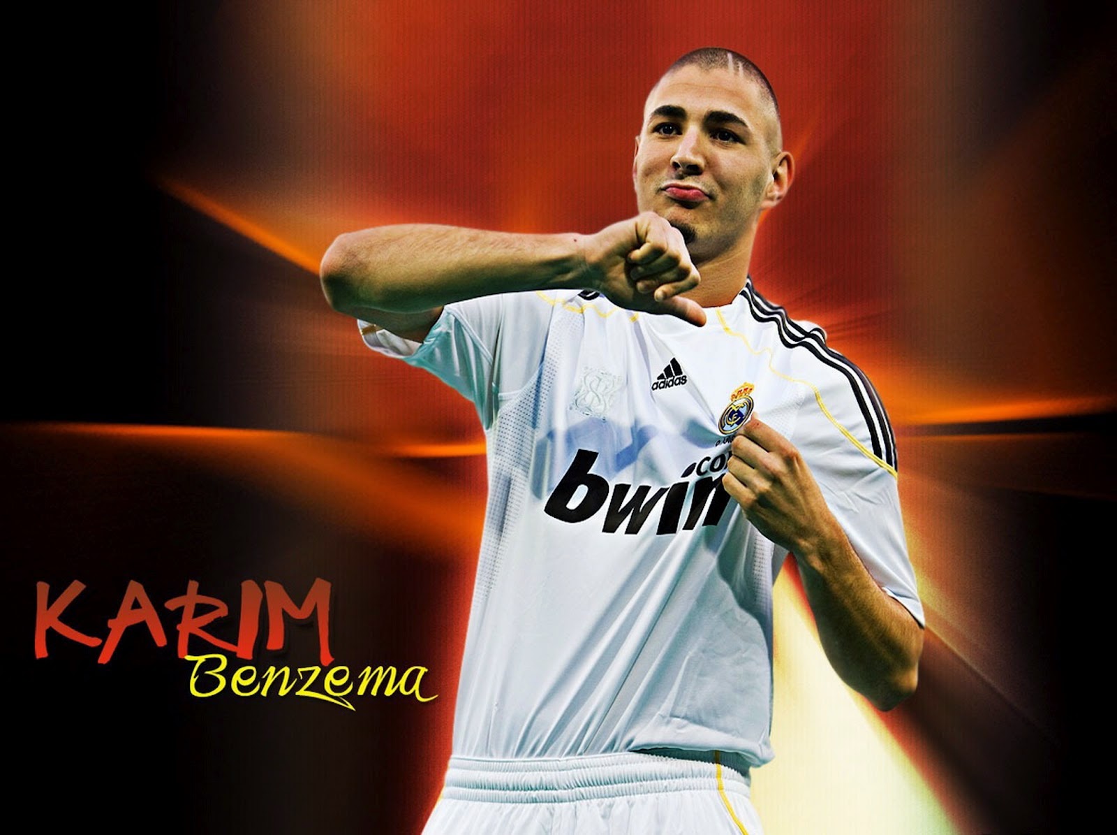 Download Karim Benzema Wallpapers In HD For Desktop Or Gadget