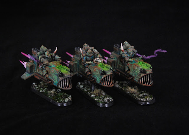 Mariners Blight - A Maritime Inspired Lovecraftian Chaos Marine Army  Blight_Bikes_Painted_02