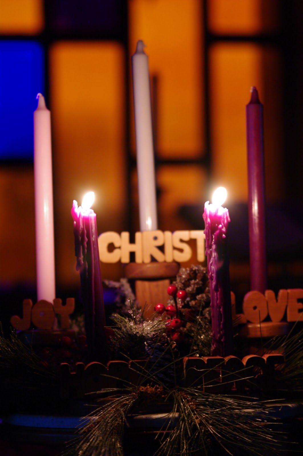 waiting advent week candle candles lighting second lit 2nd sunday