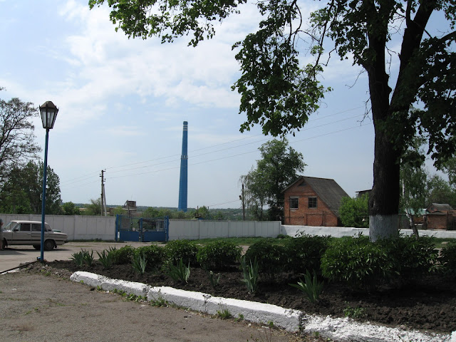 Труба сахарного завода в пархомовке