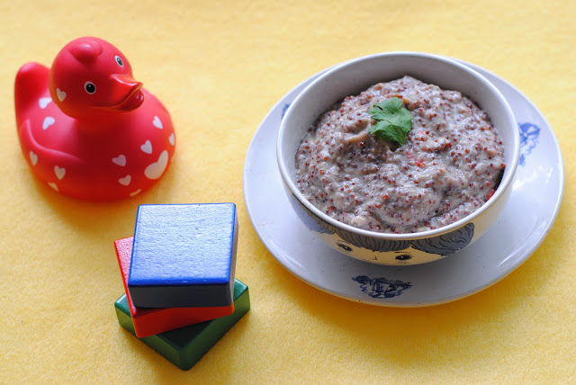 East Asian style Finger millet porridge by ServicefromHeart