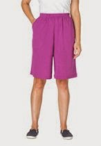 <br />Women's Plus Size Shorts In 7-Day Knit