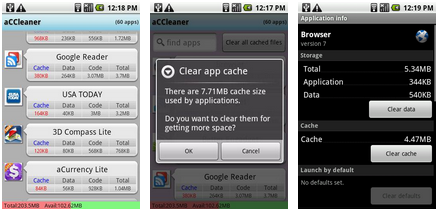 cache cleaner app for android